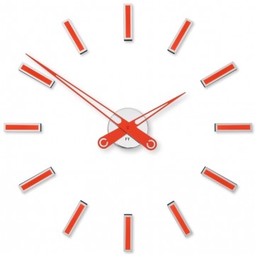 Dizajnové nalepovacie hodiny Future Time FT9600RD Modular red 60cm Dizajnové nalepovacie hodiny Future Time FT9600RD Modular red 60cm